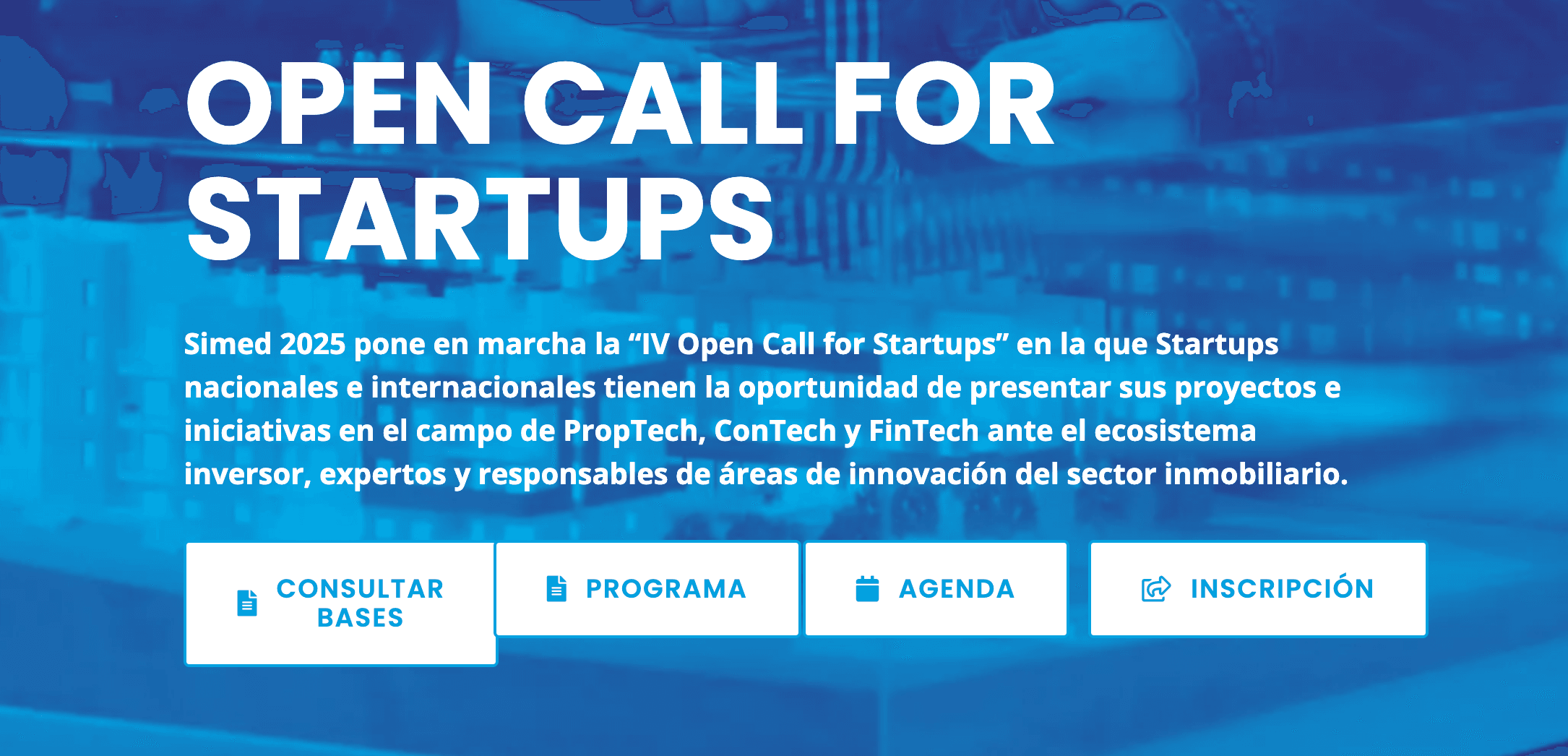 Simed IV Open Call for Startups