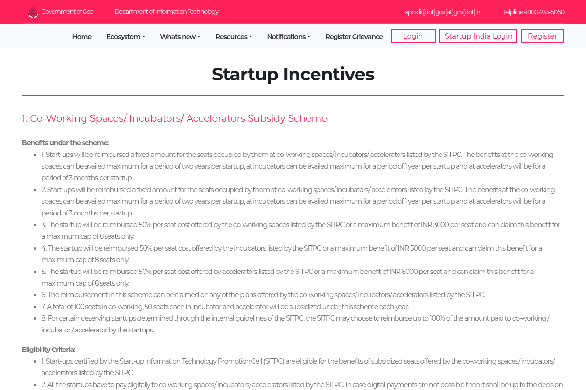 Seed Fund Grant Scheme