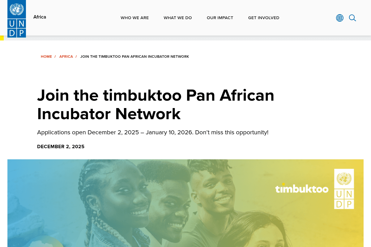 Timbuktoo Pan-African Incubator Network