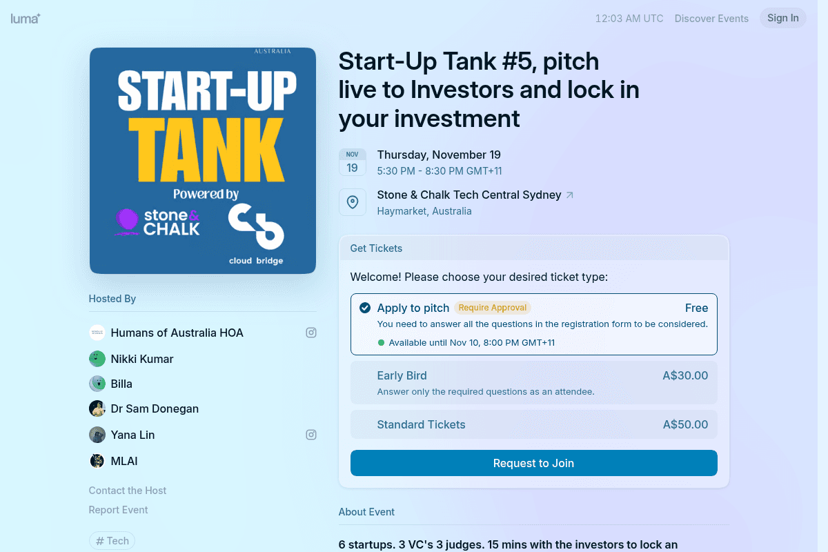 Start-Up Tank #5
