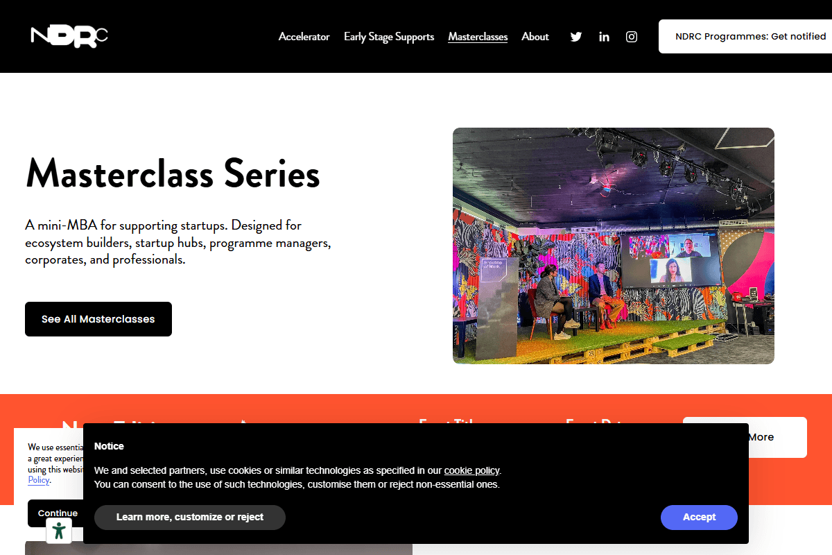 NDRC Masterclass Series