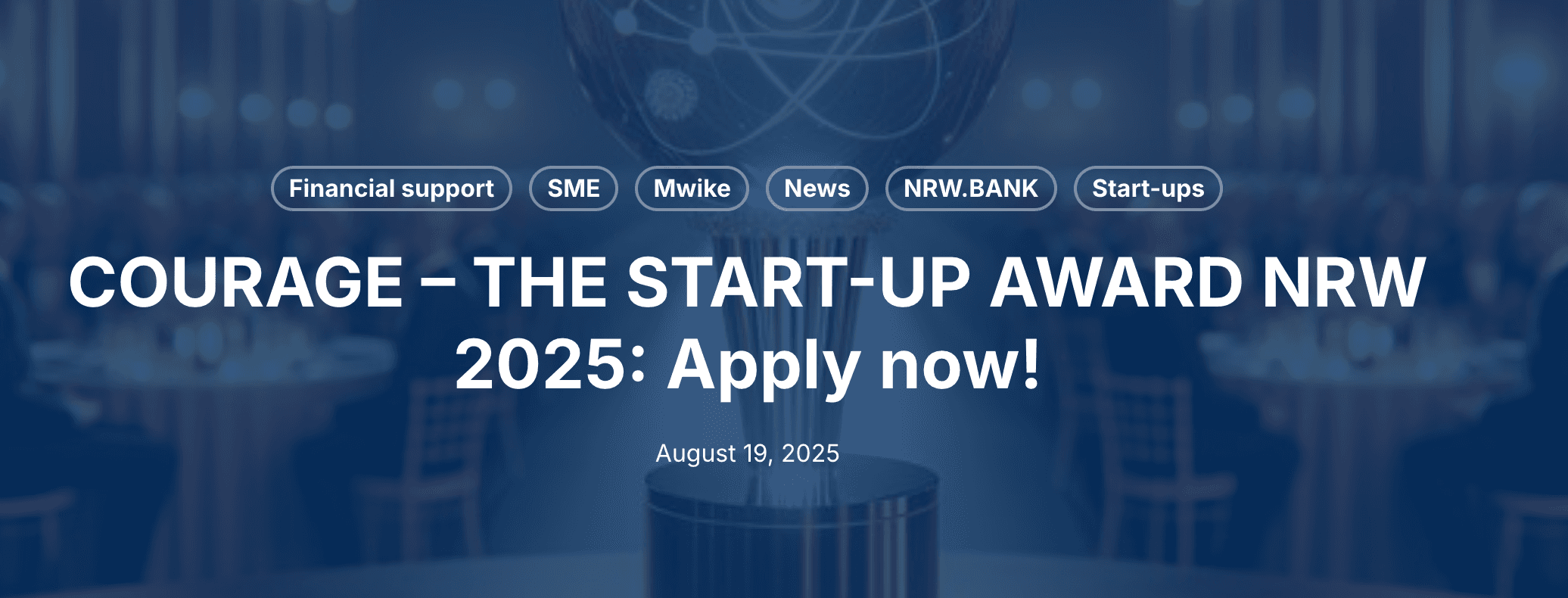 COURAGE – THE NRW START-UP AWARD 2025