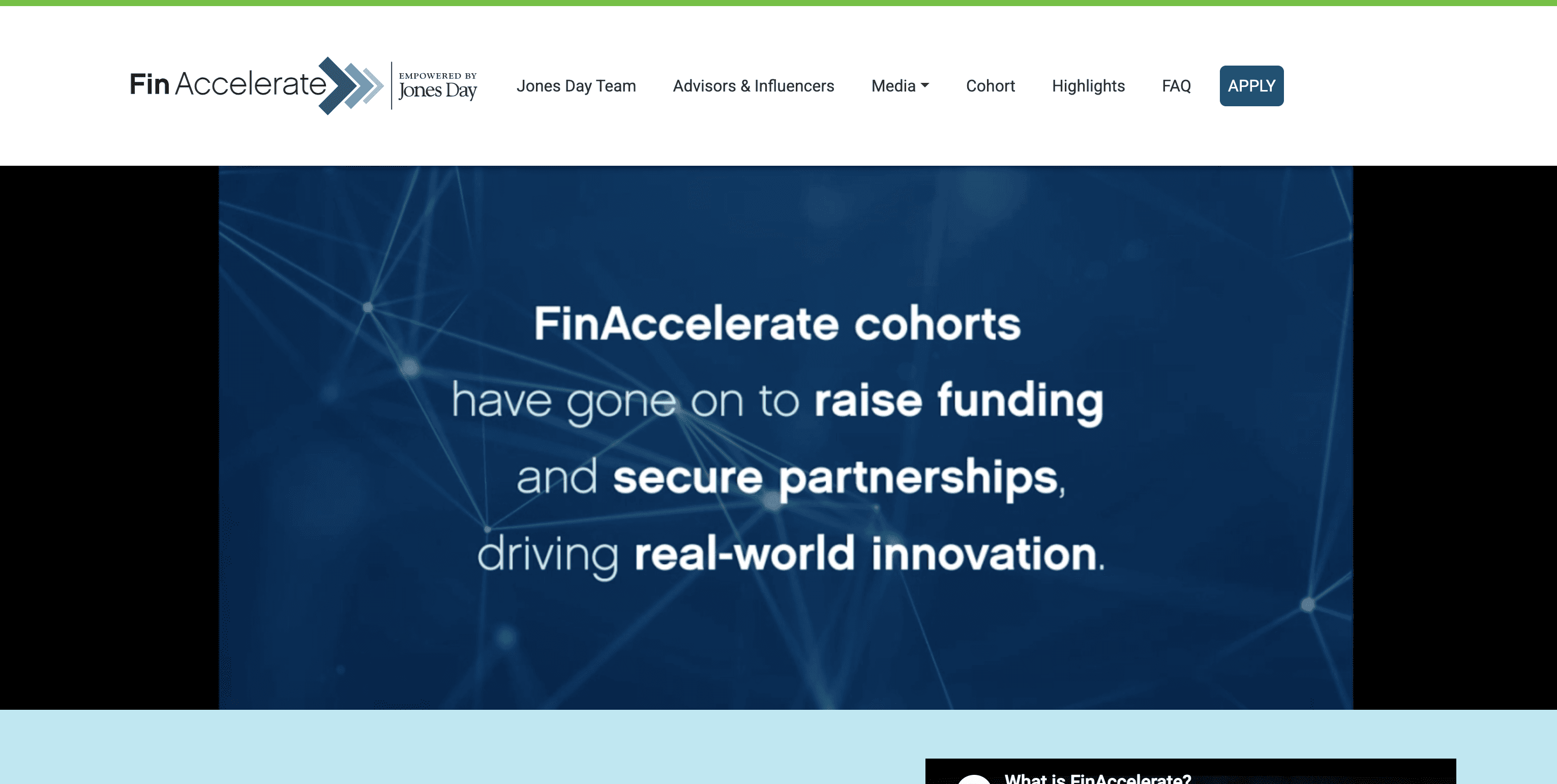 FinAccelerate Empowered by Jones Day (2026 US Cohort)
