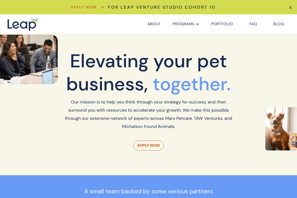 2026 Leap Venture Studio Accelerator Program