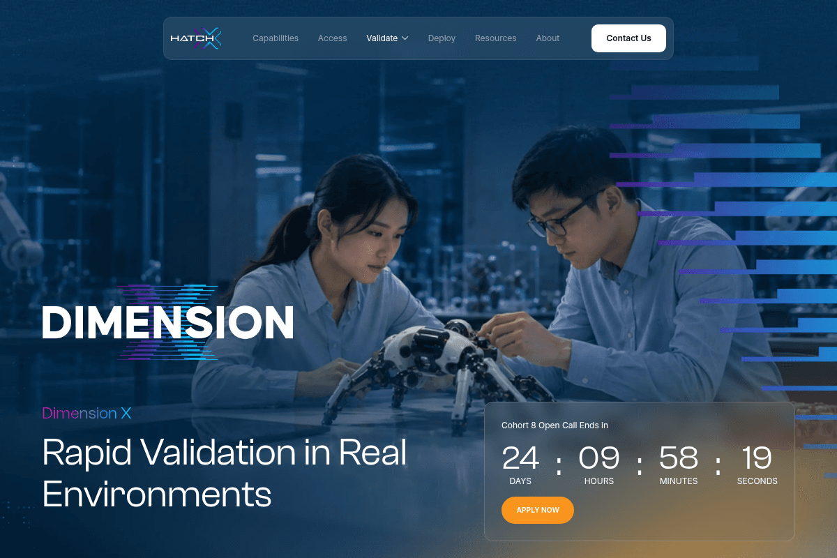 Dimension X Cohort 8 Open Call