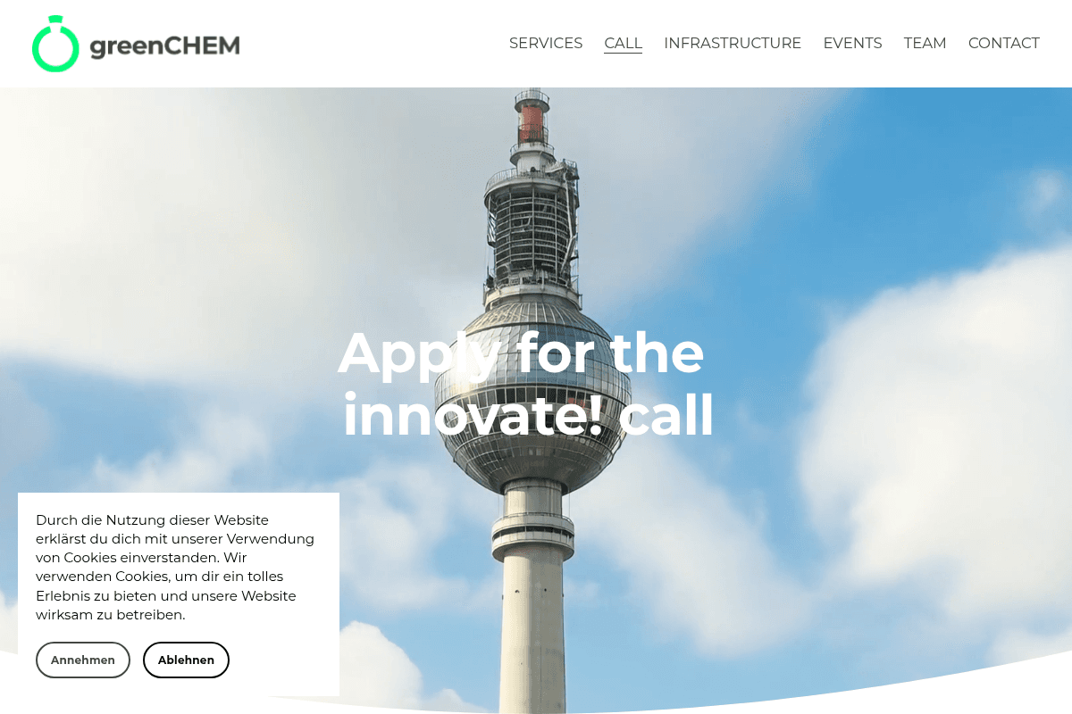 innovate! call | Equity-free funding for tech transfer in Green Chemistry