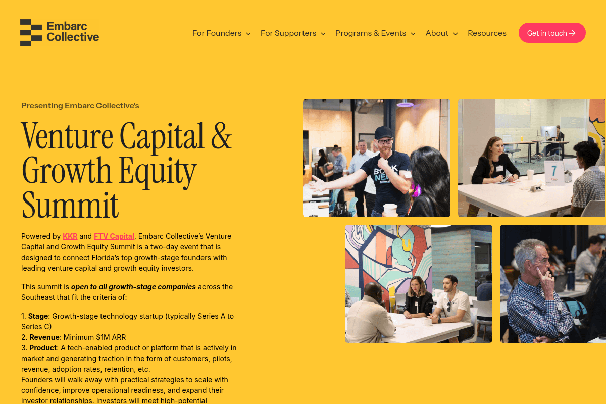 Venture Capital and Growth Equity Summit
