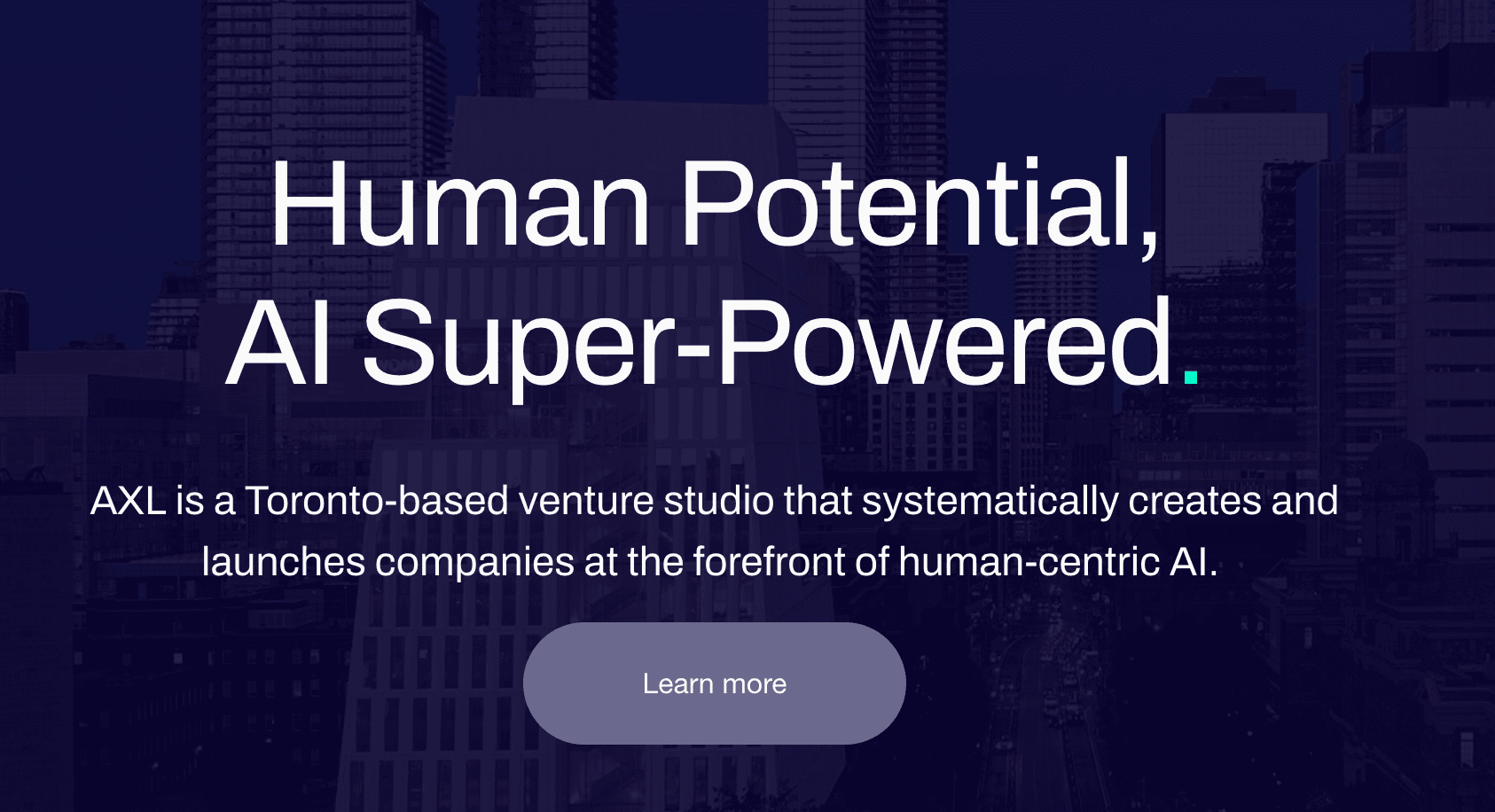 AXL Venture Studio AI Startup Initiative