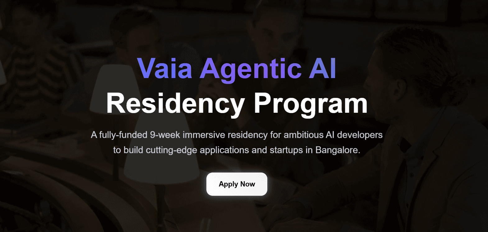 Vaia Agentic AI Residency — Equity-Free AI Residency Programme for AI Startups