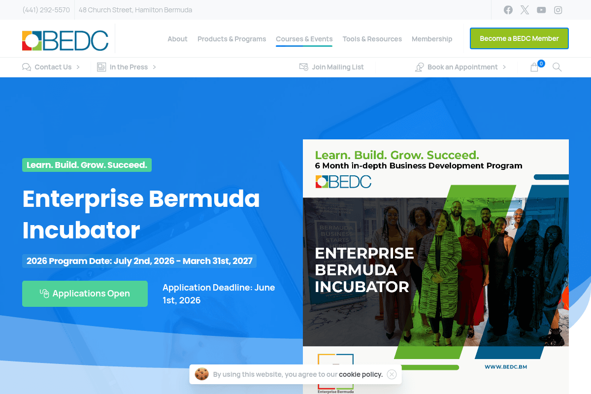 Enterprise Bermuda Incubator 2026