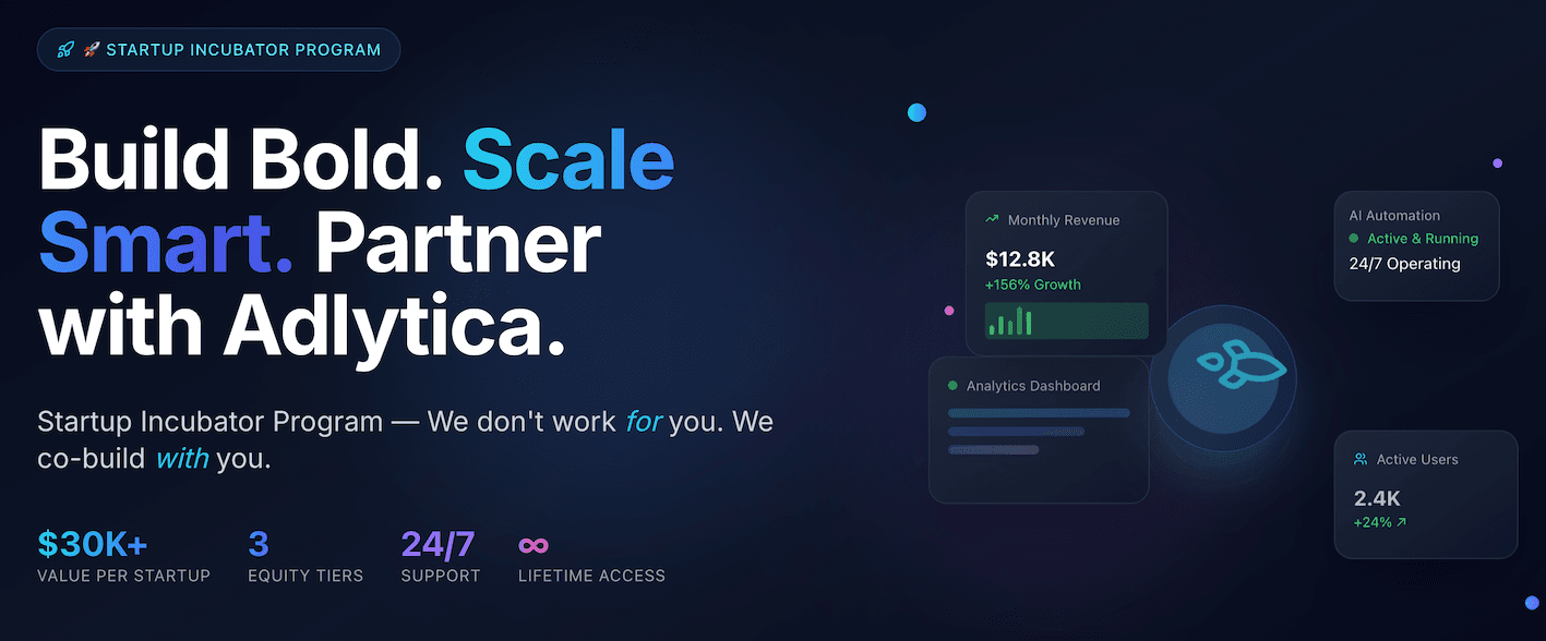 Adlytica Startup Incubator