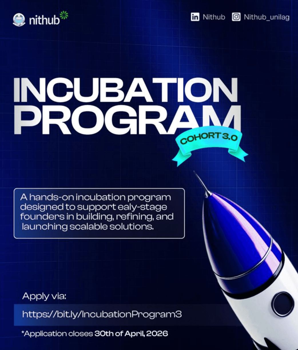 Nithub Incubation Program 2026