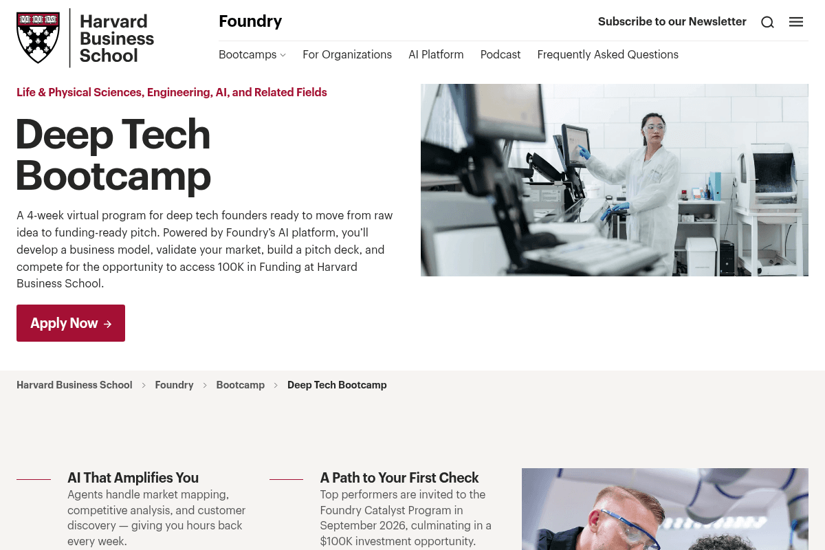 Deep Tech Bootcamp 2026