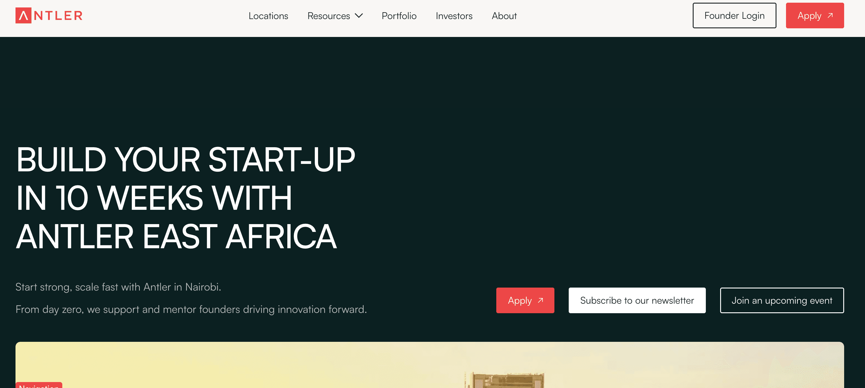 Antler Kenya Residency
