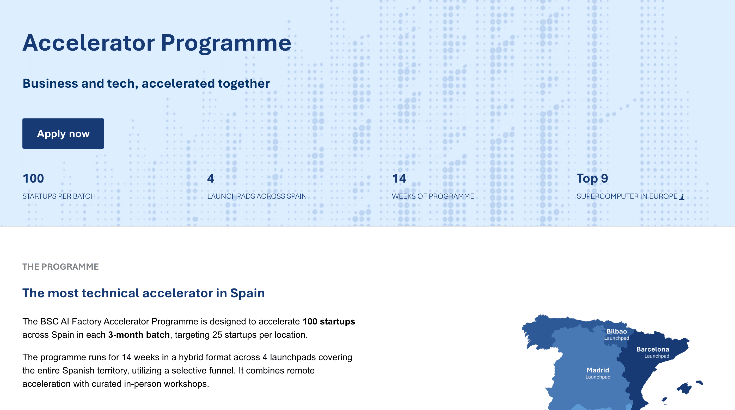 BSC AI Factory Acceleration Programme (First Nationwide Call)