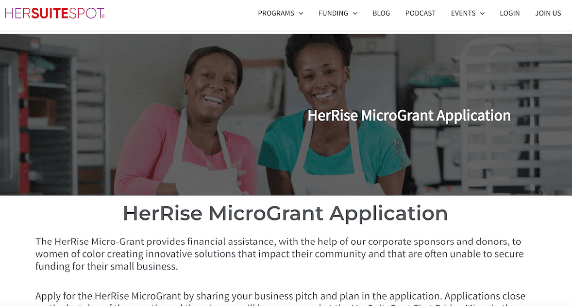 HerRise MicroGrants