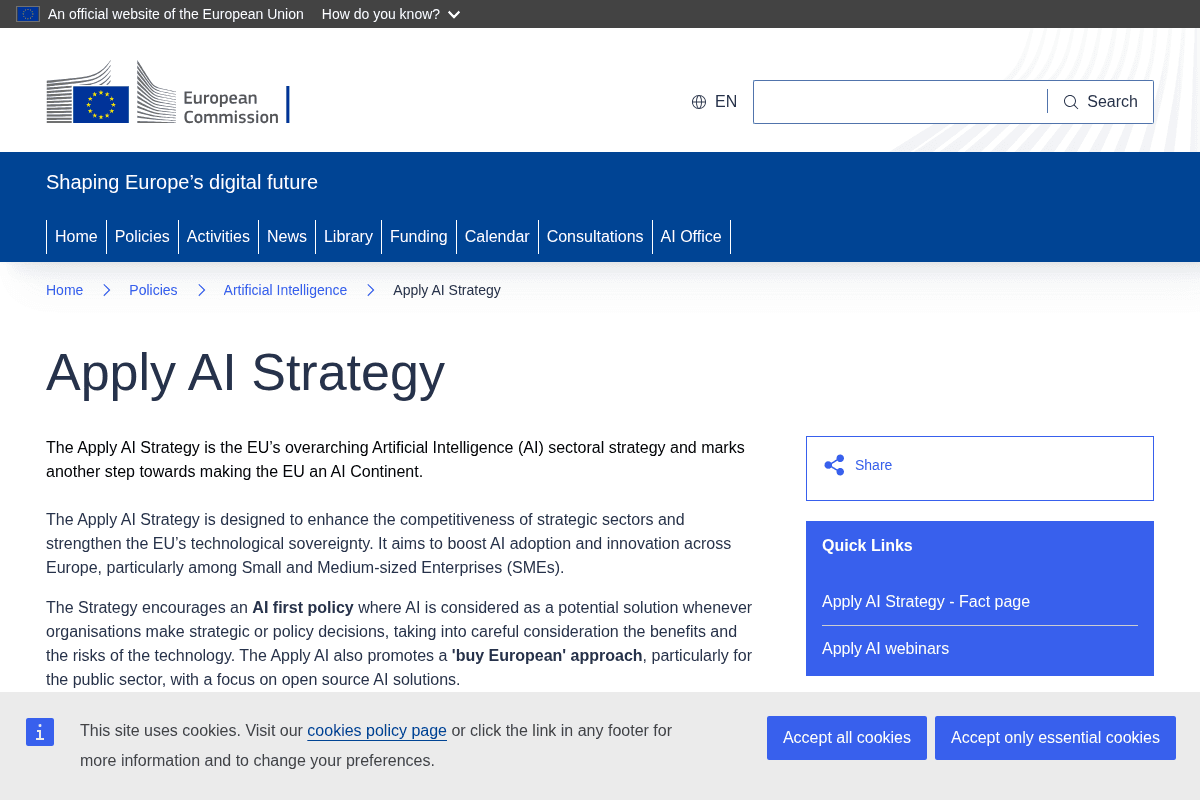 Apply AI Strategy
