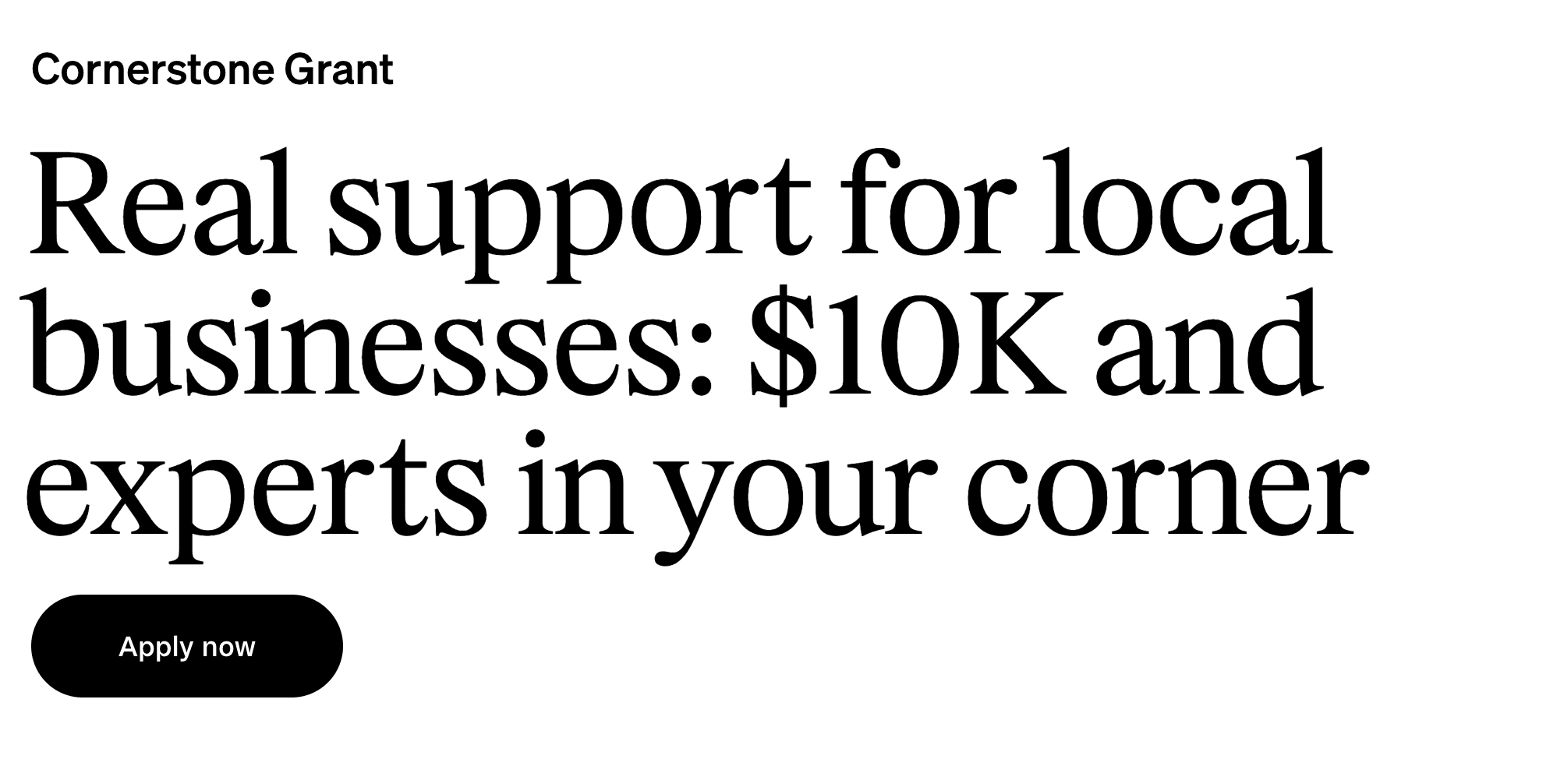 Square Cornerstone Grant Program