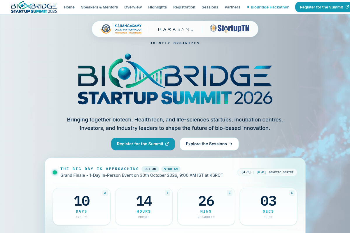 BioBridge Startup Summit 2026