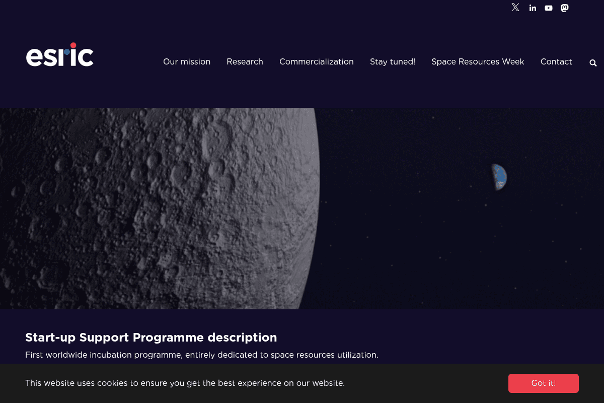 Space Resources Startup Support