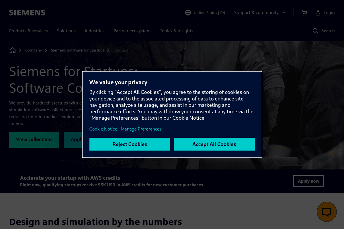 Siemens for Startups Program 2026