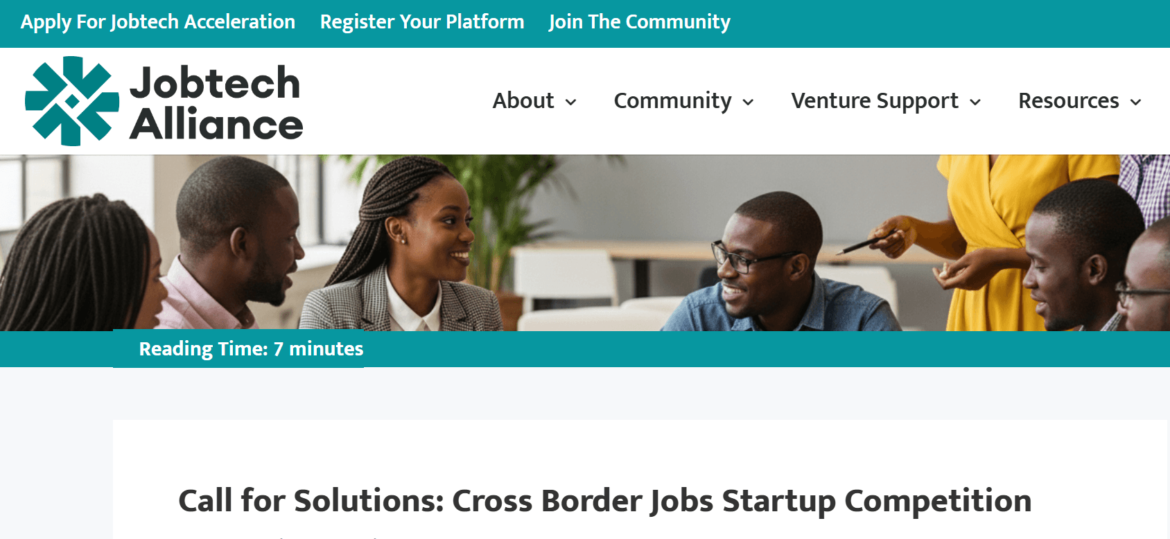 Cross Border Jobs Startup Competition