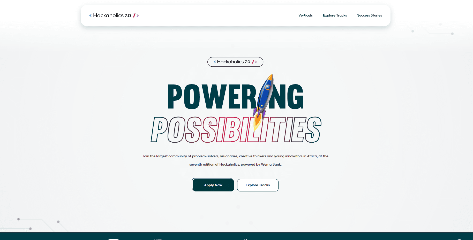 Hackaholics 7.0: Wema Bank Open Applications For 2026