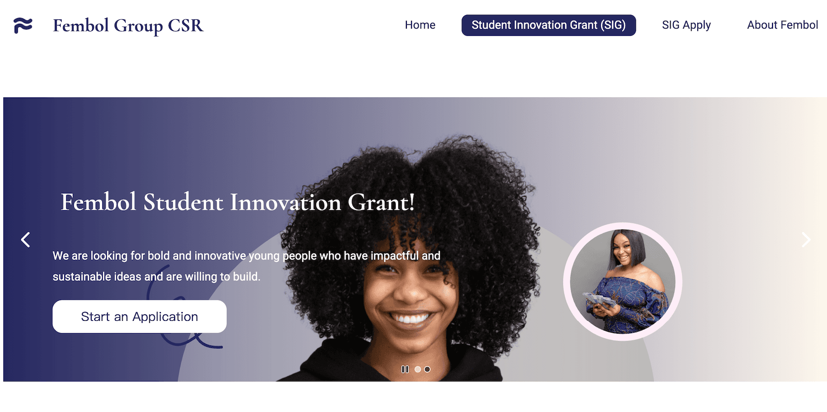 Fembol Student Innovation Grant2025