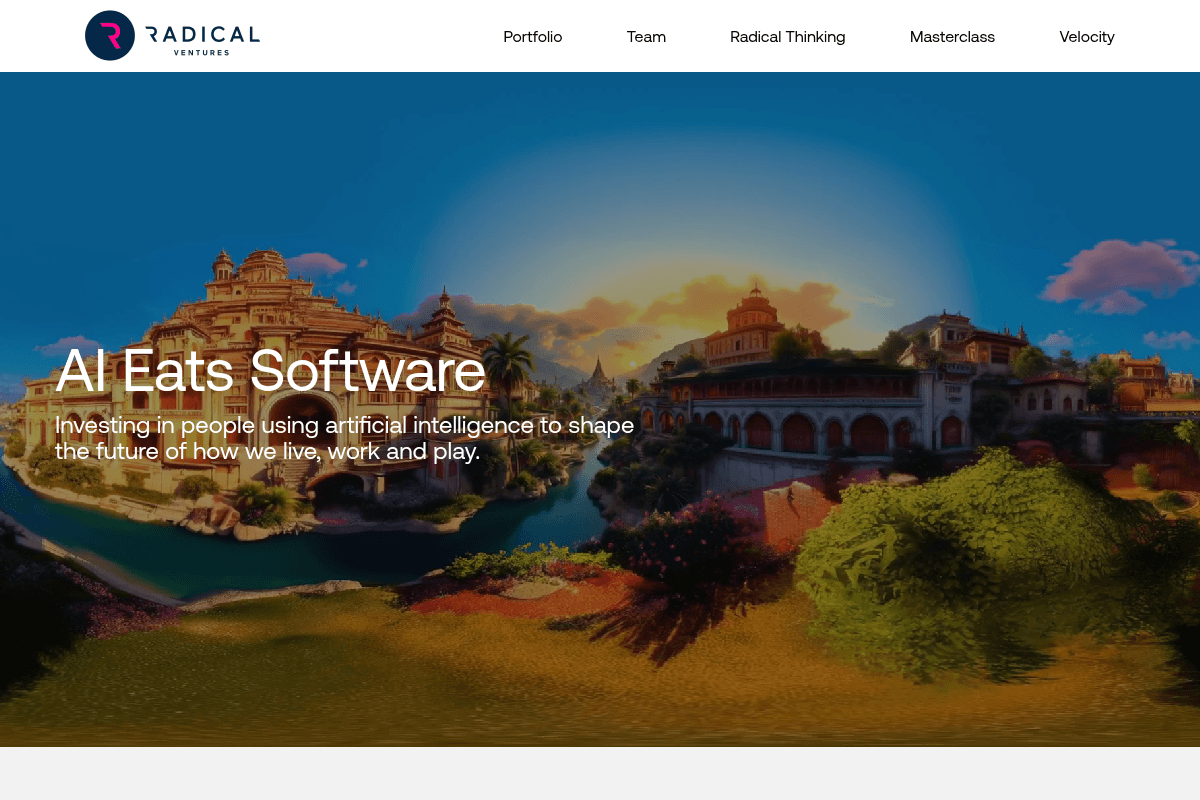 Radical Ventures New Early-Stage AI Fund