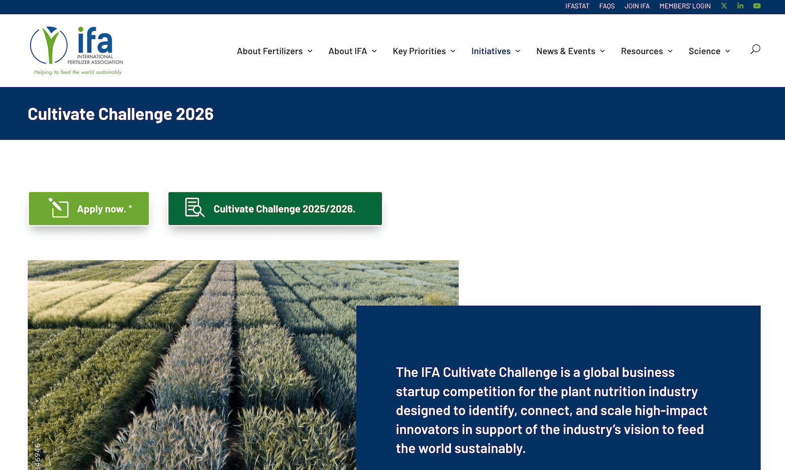 IFA Cultivate Challenge 2026